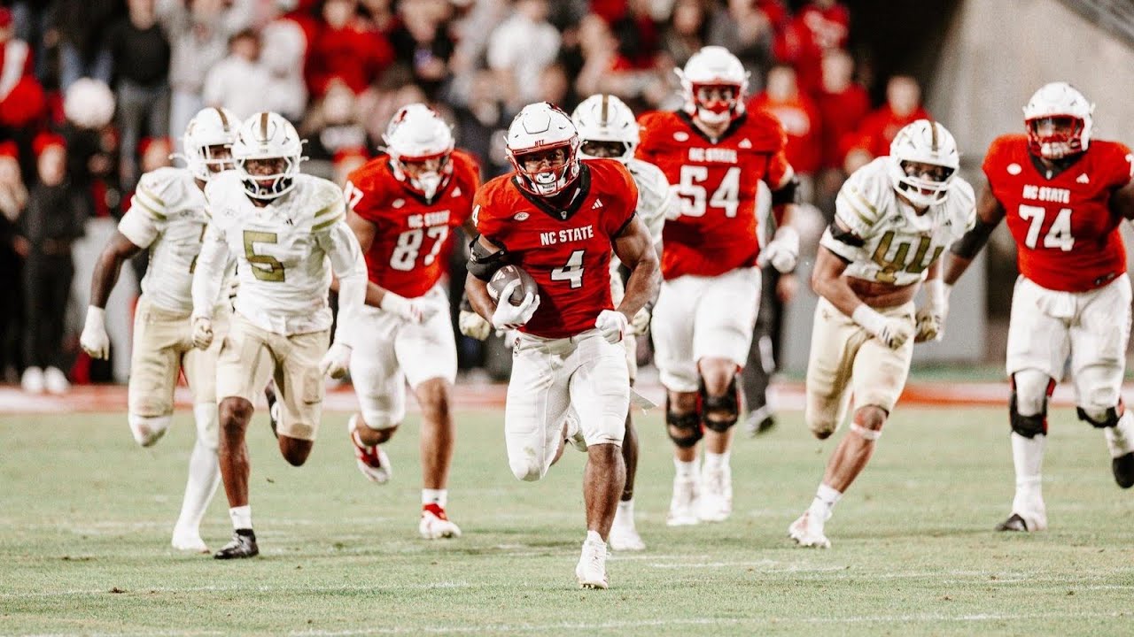 2025.11.01 #8 Georgia Tech Yellow Jackets at NC State Wolfpack Football