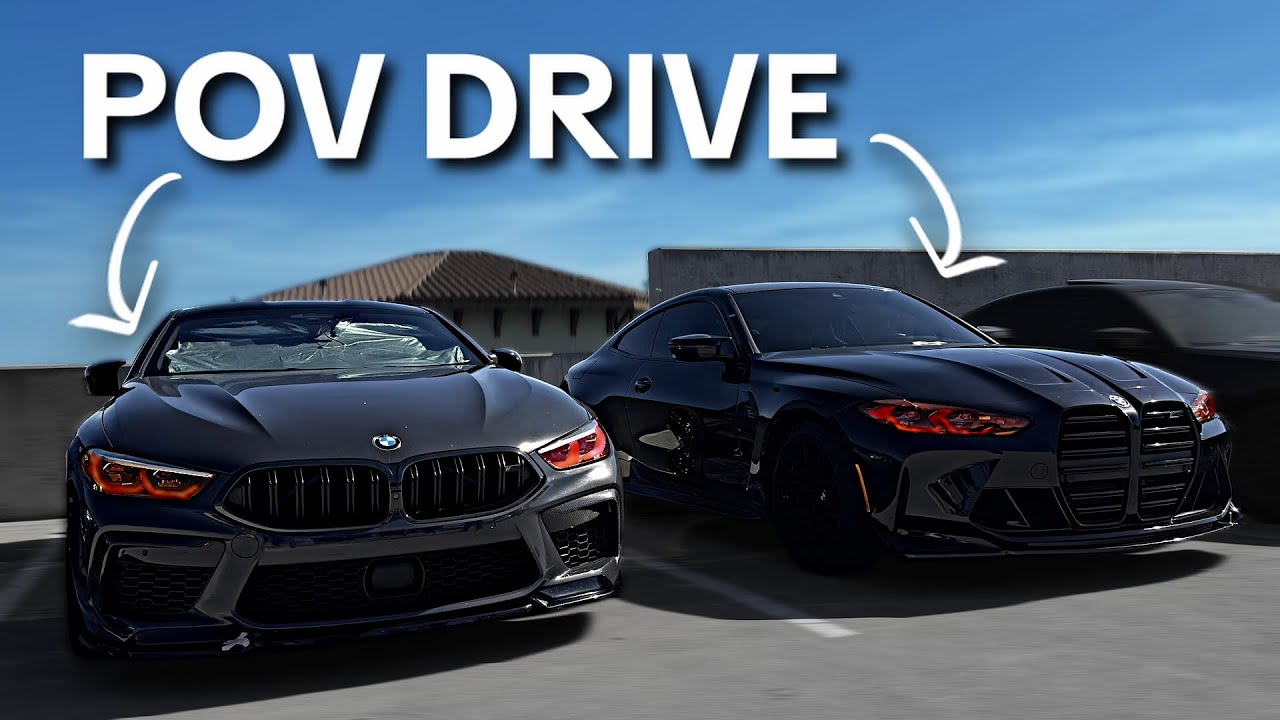 BMW M8 Comp + Downpipe Terrorizing Canyons (POV DRIVE)