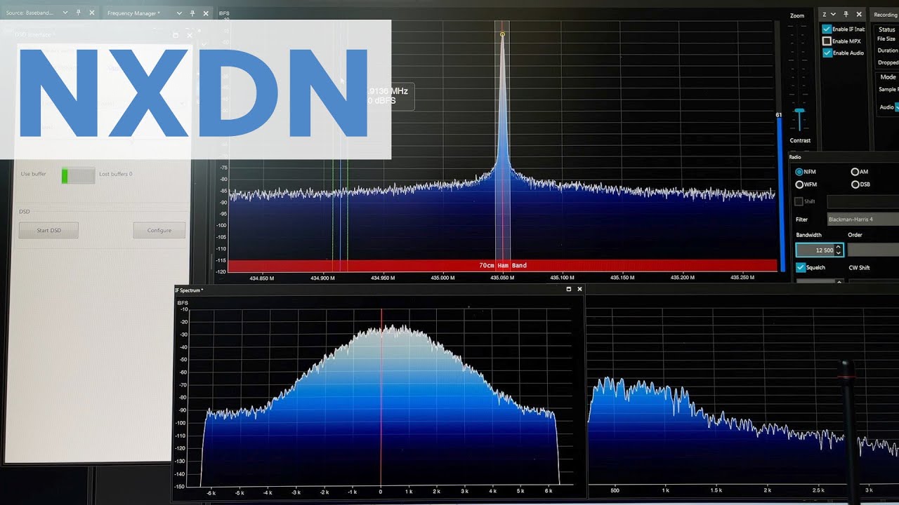 Цифровой сигнал NXDN на примере Icom IC-F2100D