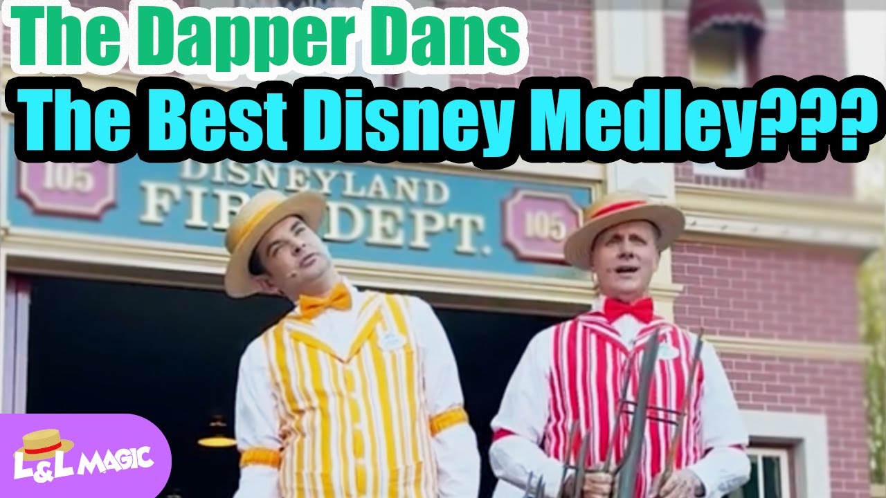 Dapper Dans Perform Disney Medley on Deagan Organ Chimes! | Rare Main Street Magic