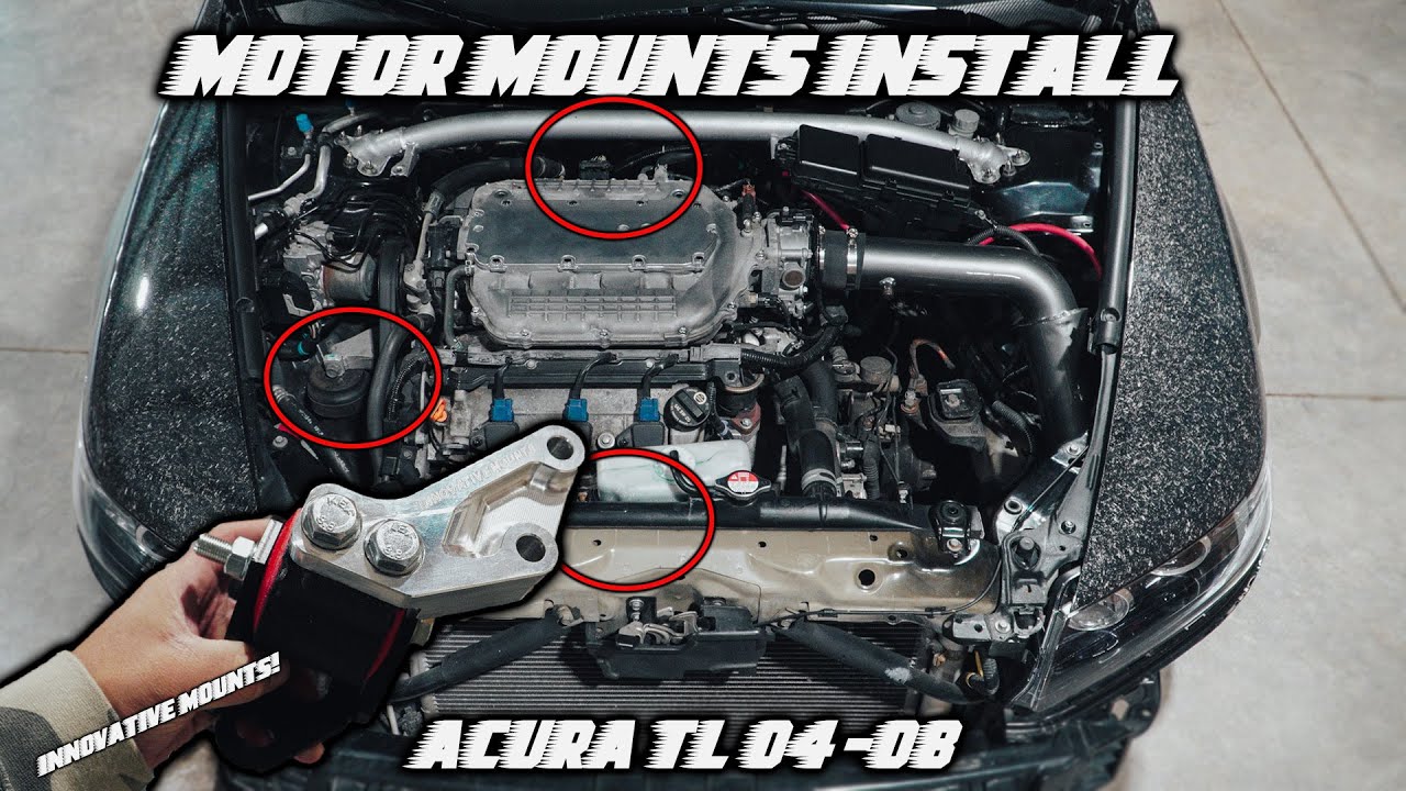 MOTOR MOUNTS INSTALL ON MY ACURA TL-S 08 | INNOVATIVE 60A MOUNTS