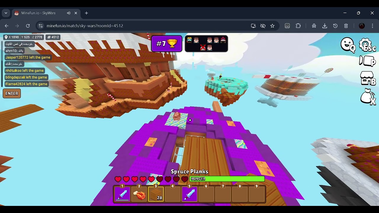 MineFun io   SkyWars