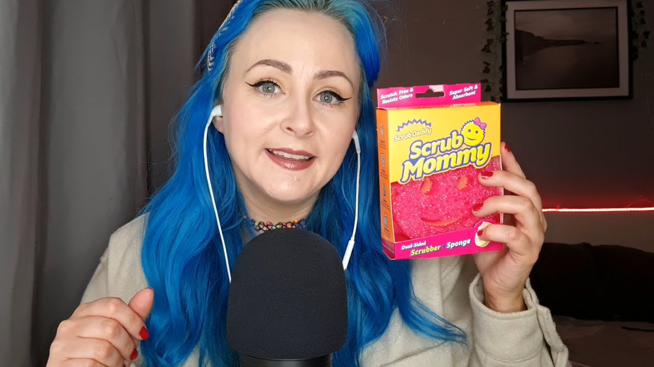 [ASMR] Making Crispy Sounds With Scrub Mommy Sponge. 🧽 Little Owl ASMR, Northern Irish ASMR