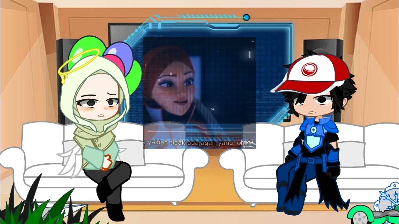 ejen Aliya and ejen bakar reaction ejen Ali #gachaclub #Rameinnn #fyppppp #jngnkenahakciptaplsss
