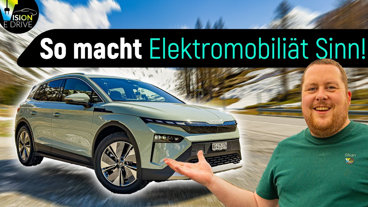 Der perfekte Mix zwischen ID.3 und Enyaq? Mit dem Skoda ELROQ 85 - 600km quer durch die Alpen!
