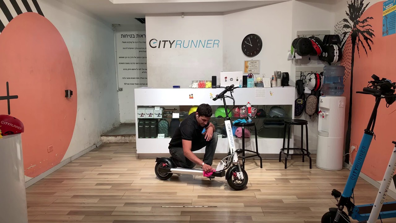 ניקיון נכון של הקורקינט החשמלי שלכם