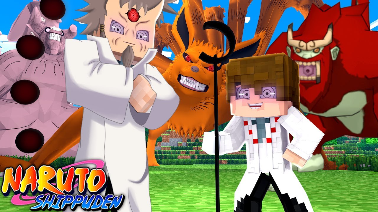 Minecraft - Who's Your Family? O FILHO DO HAGOROMO OTSUTSUKI CONHECEU TODAS AS BIJU ! NARUTO !