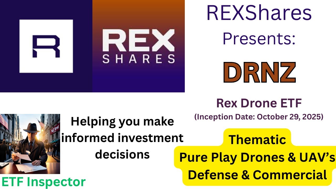 REXShares представляет DRNZ — тематический ETF, посвященный дронам.