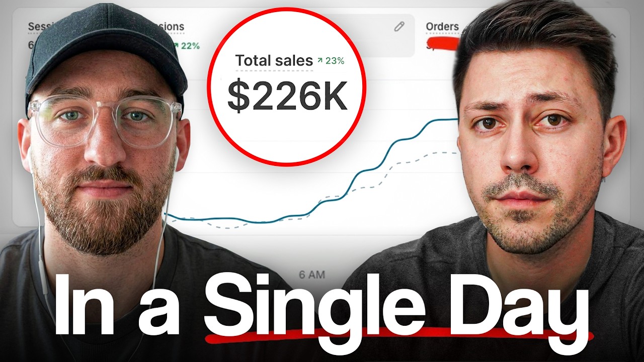 $226,000 a day in eCom as a kid from France