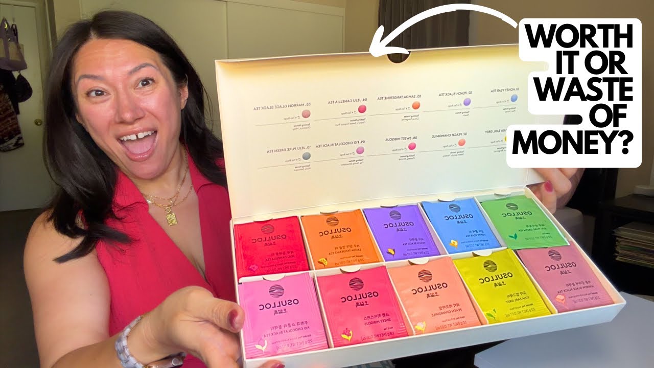 Korean Tea Gift Set from Jeju 🍵 10 Flavors (Osulloc Review)