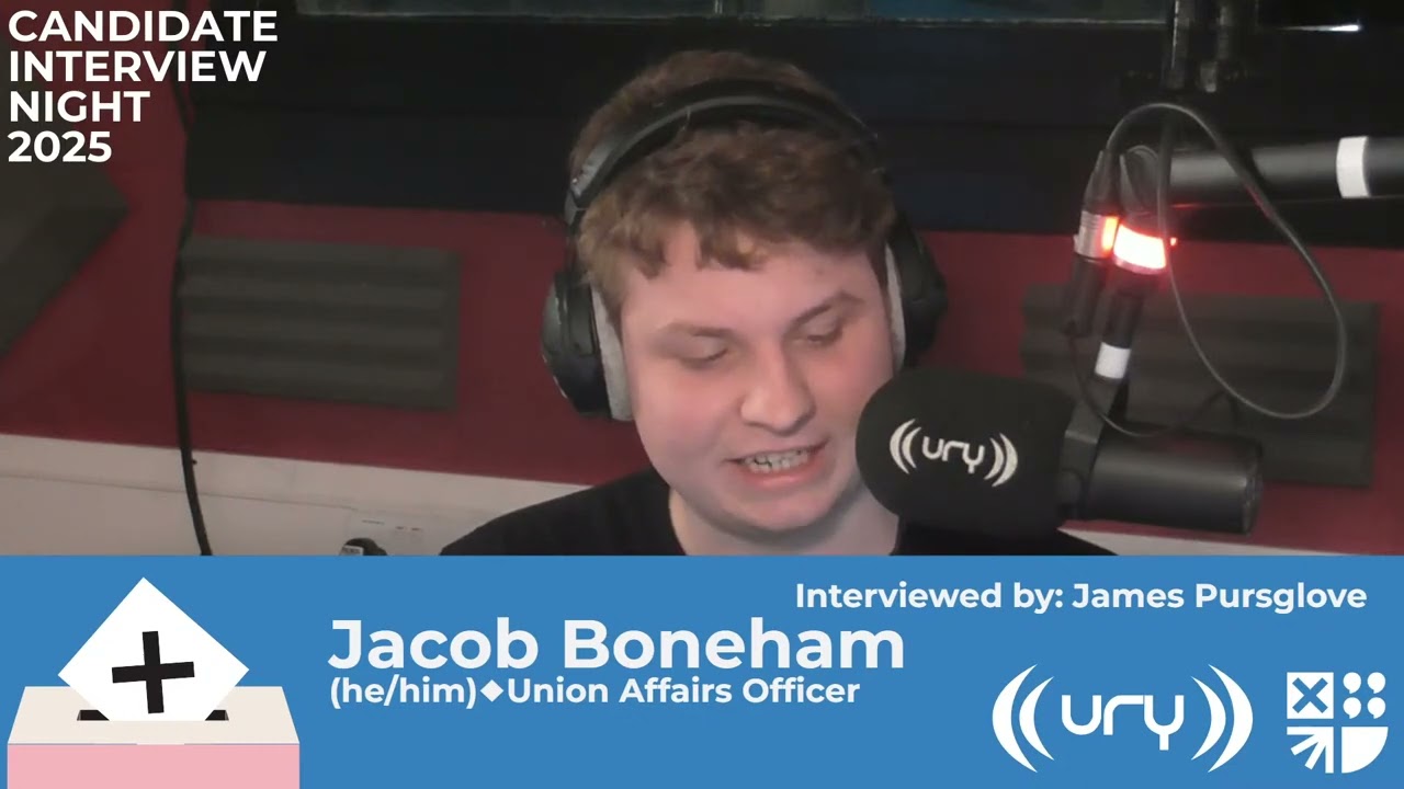 CIN 2025 | Union Affairs Officer | Jacob Boneham