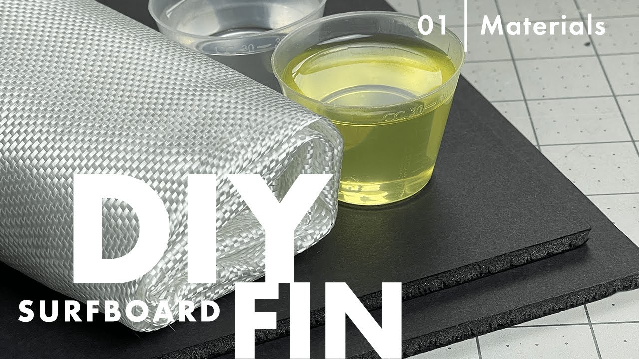 DIY Surfboard Fin Foam All Rounder Type: Materials