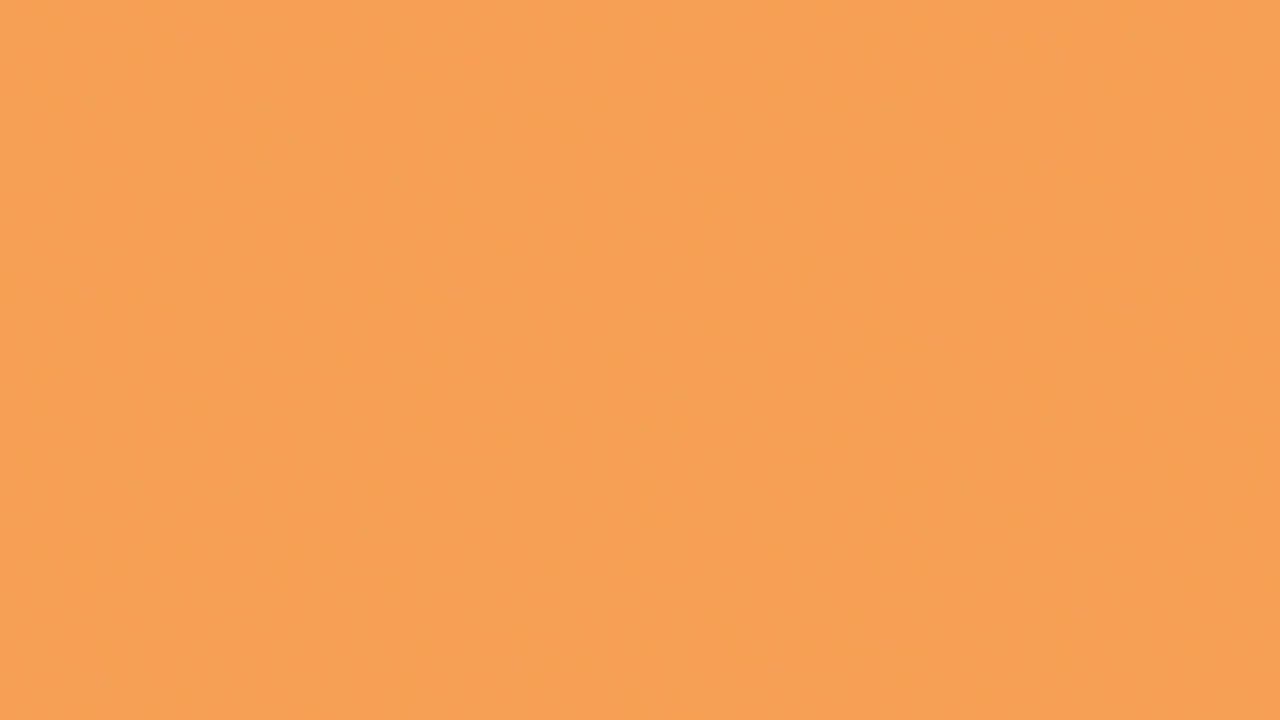 Solid Orange Screen for 8 Hours • Softbox Lighting • Ambient Room Glow