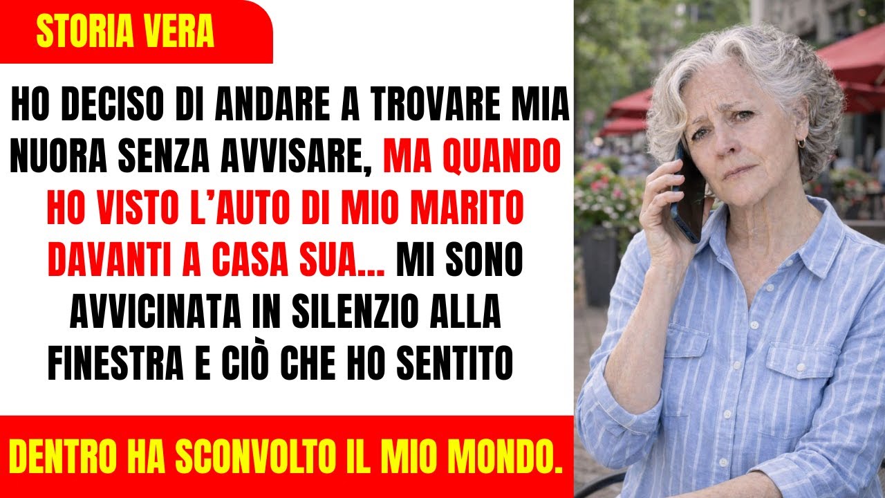 o deciso di fare visita a mia nuora, ma quando ho visto l’auto di mio marito davanti a casa sua...