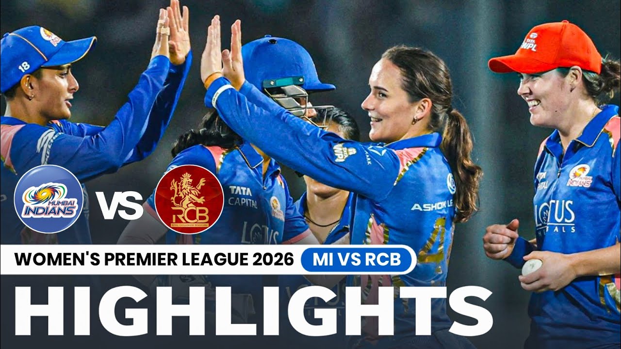 MI vs RCB Women's WPL Highlights 2026 | Mumbai vs Banglore 16th WPL Match Highlights 2026