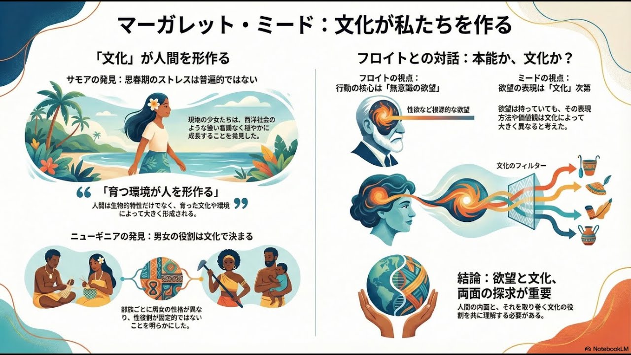 マーガレット・ミード：文化はいかに私たちを形作るか