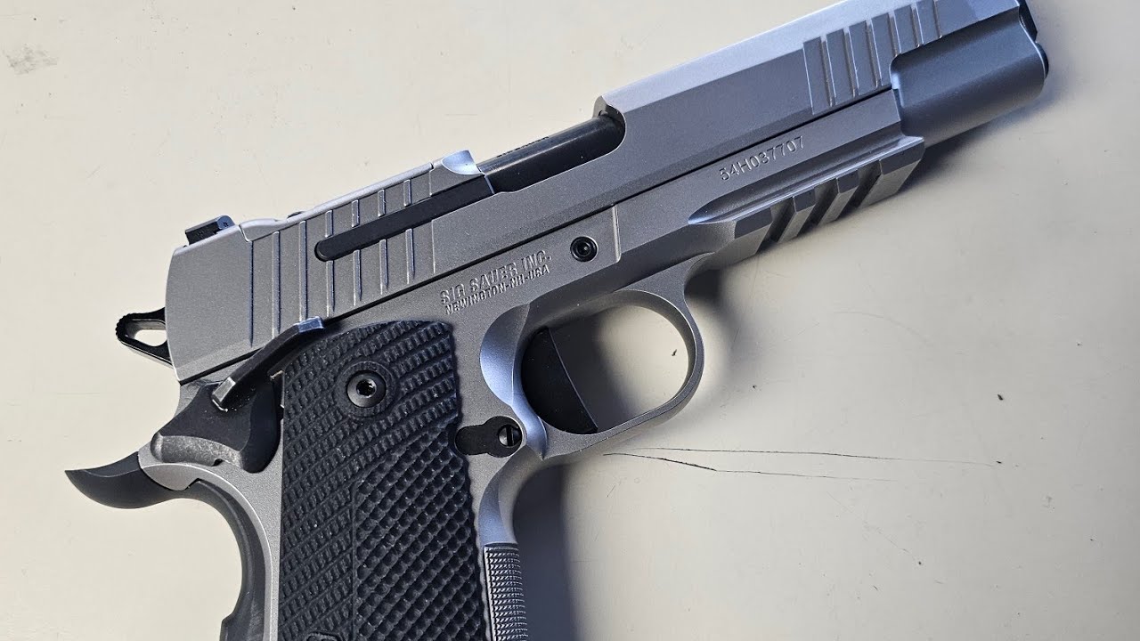 Обзор настольного пистолета Sig 1911X Stainless (просто немного другой)