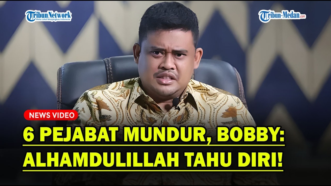 BOBBY NASUTION SEMPROT 6 Pejabat Sumut Mundur: Alhamdulillah Tahu Diri❓