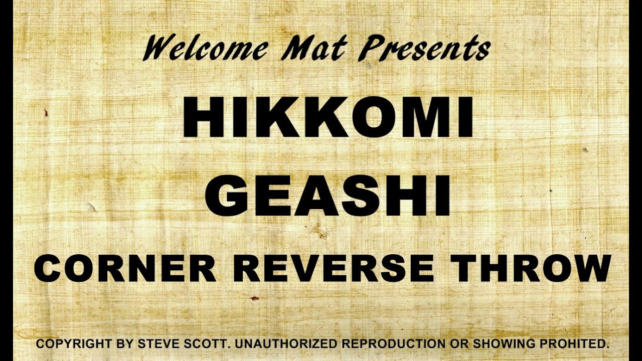 HIKKOMI GAESHI Original Application
