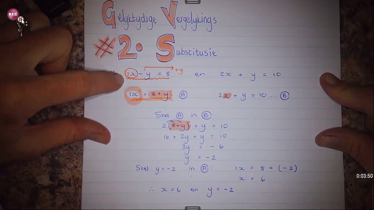 Gr. 10 Substitusie