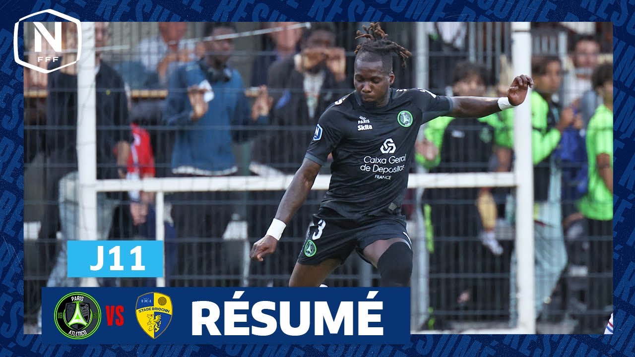 J11 l Paris 13 Atletico - Stade Briochin (3-0) l National FFF 2025-2026