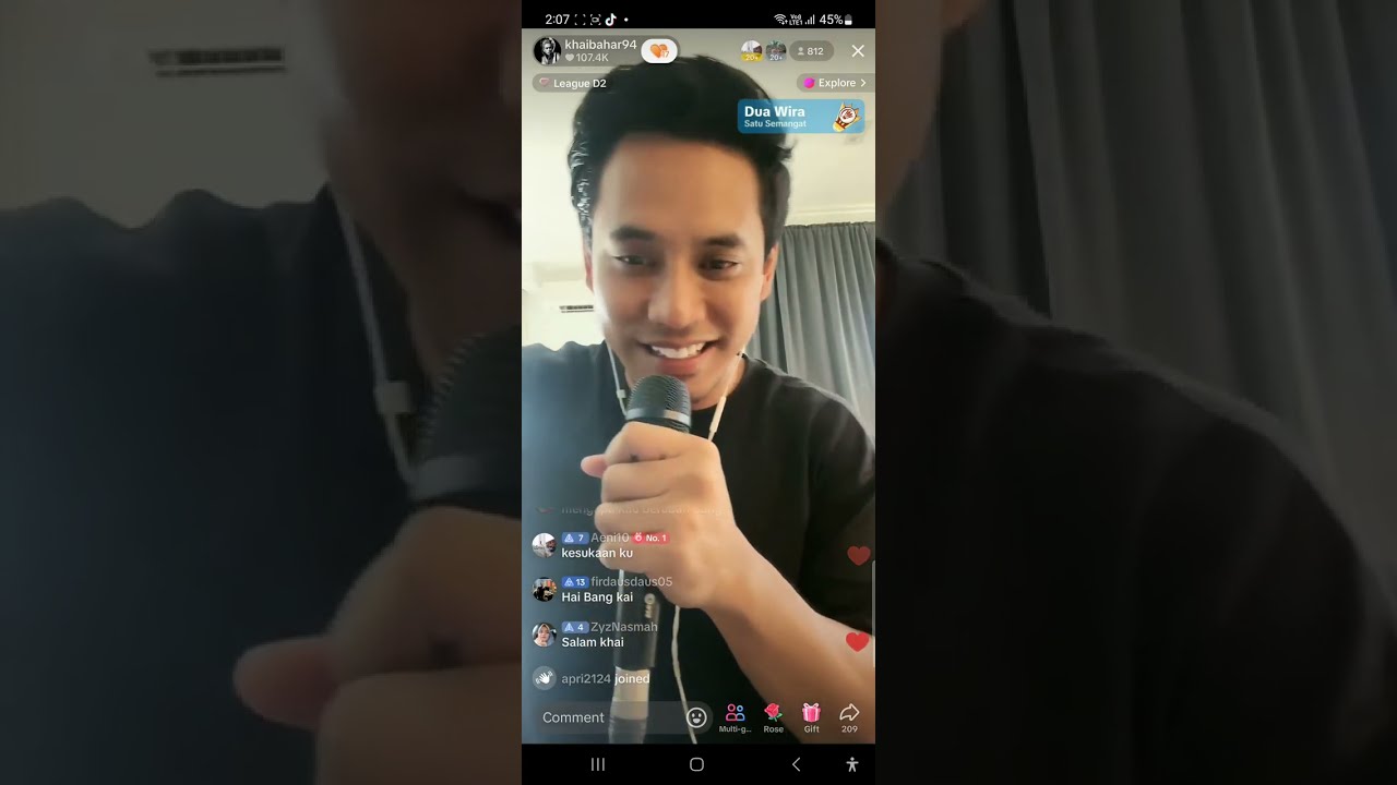 Khai bahar - Ingin Memeluk Dirimu (cover) Tiktok LIVE 12/9/2024
