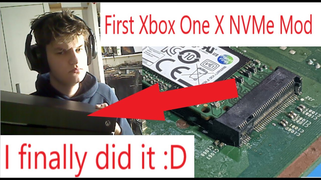 Модификация Xbox One X M2!!! Полное руководство
