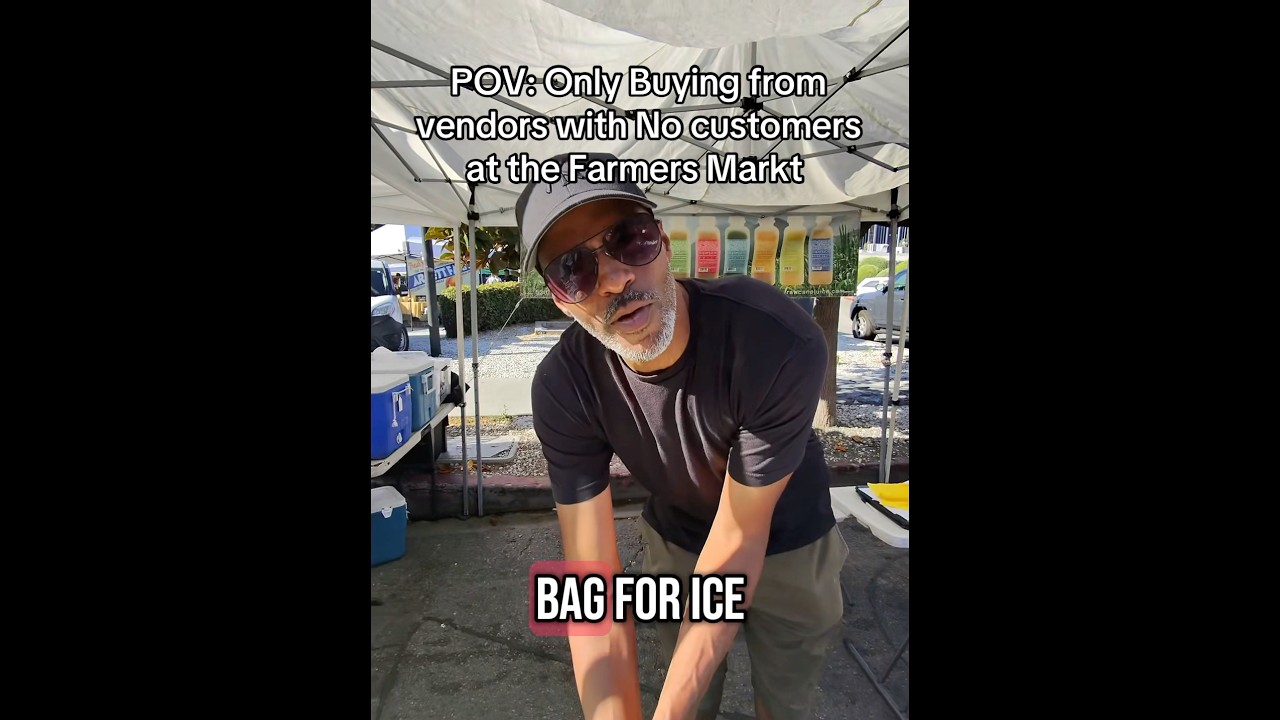 No one was at his juice booth #pov #solo #farmersmarket #farmermarket