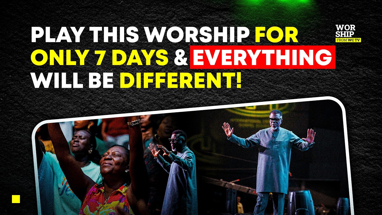 Soak This Worship Before you Step Out Every Morning @ LIVE SUNDAY SERVICE WITH MENSA OTABIL