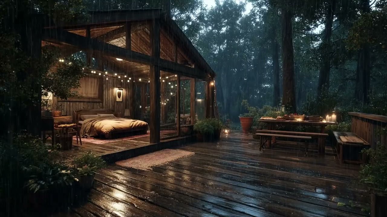 Relaxing Rain Ambience & Sleep Music – Reduce Stress and Calm the Mind