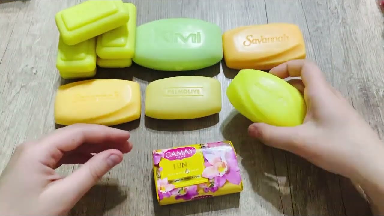 Today I open only yellow soaps/No talking/ Packaging and unpacking.