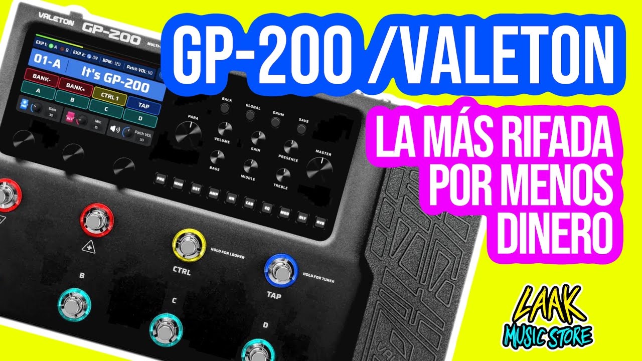 GP-200 LA PEDALERA MÁS RIFADA POR POCO DINERO 🔥🎸
