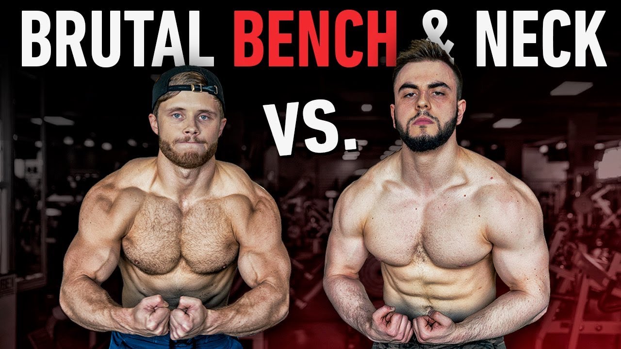 Who Has The Bigger Bench? | Brutal Neck & Trap Training ft. Alpha Destiny