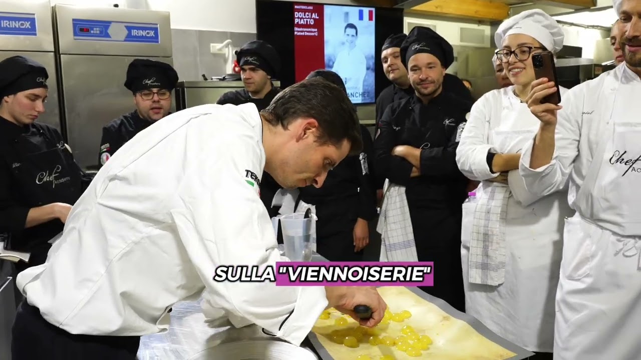 Valentin Sanchez alla Chef Academy: tecnica, creatività e dessert d’alta pasticceria.