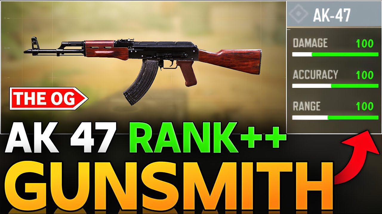 ПРЕВРАЩАЕМ СВОЙ АК 47 В ЗВЕРЯ ЛУЧШИЙ РАНГ ОРУЖЕЙНИК АК 47 В CALL OF DUTY MOBILE |