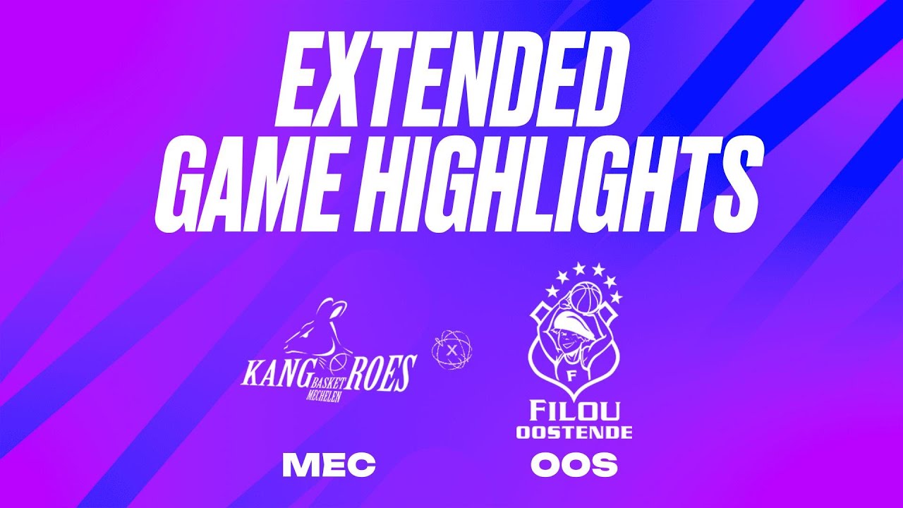 Kangoeroes Basket Mechelen vs. Filou Oostende Extended Game Highlights