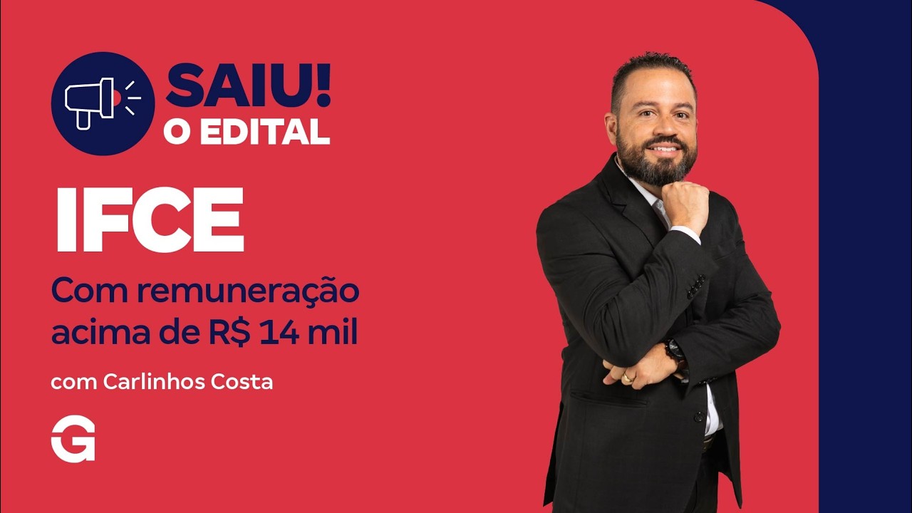 Concurso IFCE | Saiu o Edital com 274 vagas!