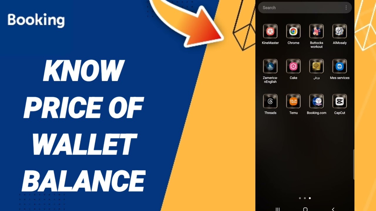 How To Know Price Of Wallet Balance On Booking.com Hotels App
