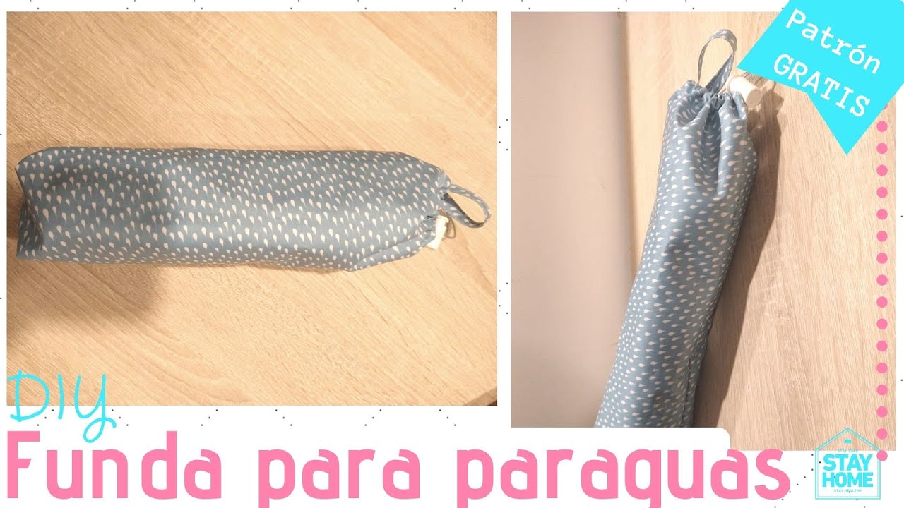 Cómo hacer una funda para paraguas | DIY tutorial paso a paso de costura