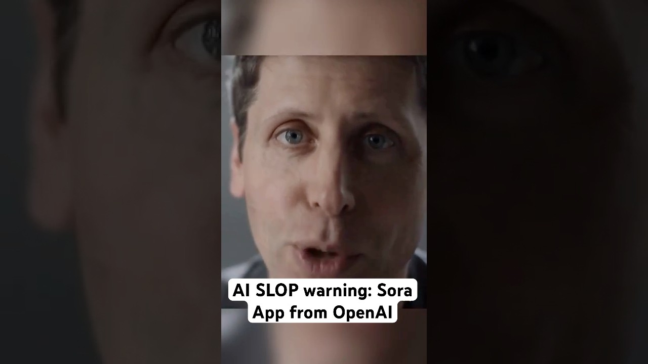 AI SLOP warning: Sora App from OpenAI