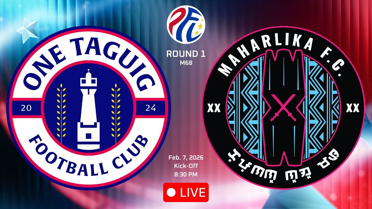 PFL 2025-2026 LIVE: ONE TAGUIG FC VS MAHARLIKA FC || Round 2 | M68