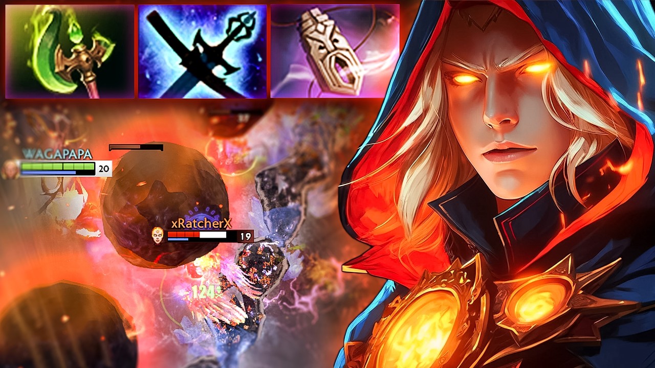 INSANE DAMAGE!! Invoker Yasha Kaya + Parasma Build vs Shadow Fiend Mid | Dota 2 Invoker
