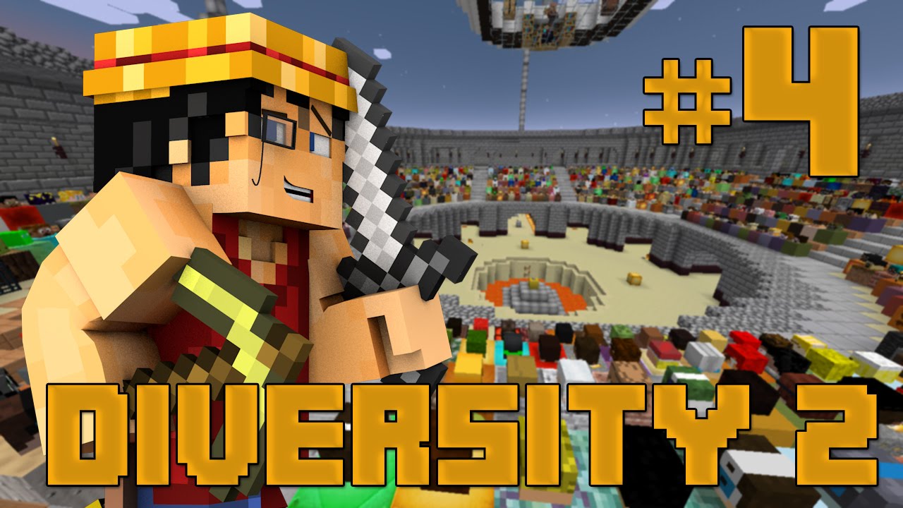 ماب خرافي #4 : الحرب في الحلبه ! - Minecraft Diversity 2