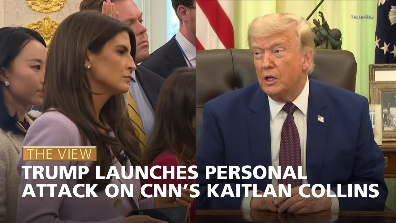 Trump Launches Personal Attack on CNN&rsquo;s Kaitlan Collins | The View