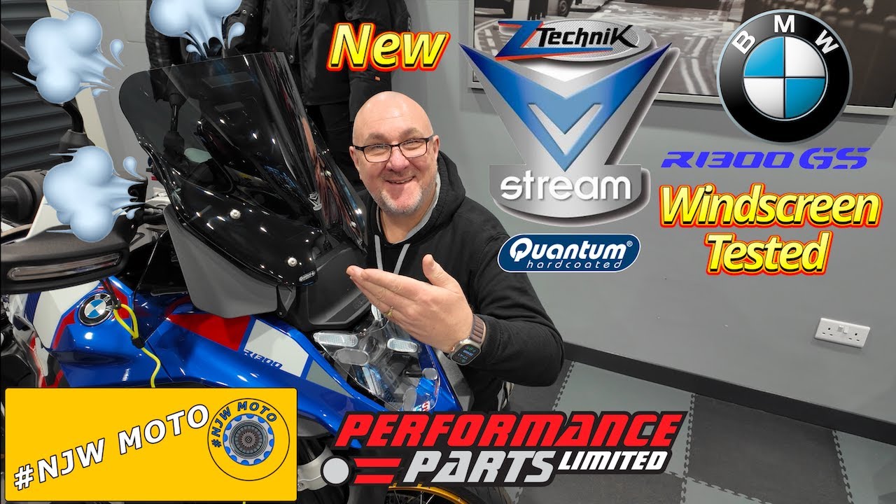 New ZTechnik VStream Windscreen for BMW R1300 GS with Quantum Hardcoating Tested