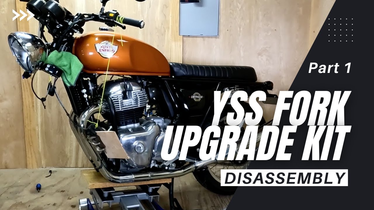Royal Enfield Interceptor 650 - YSS Fork Upgrade Kit (Part 1) - Disassembly