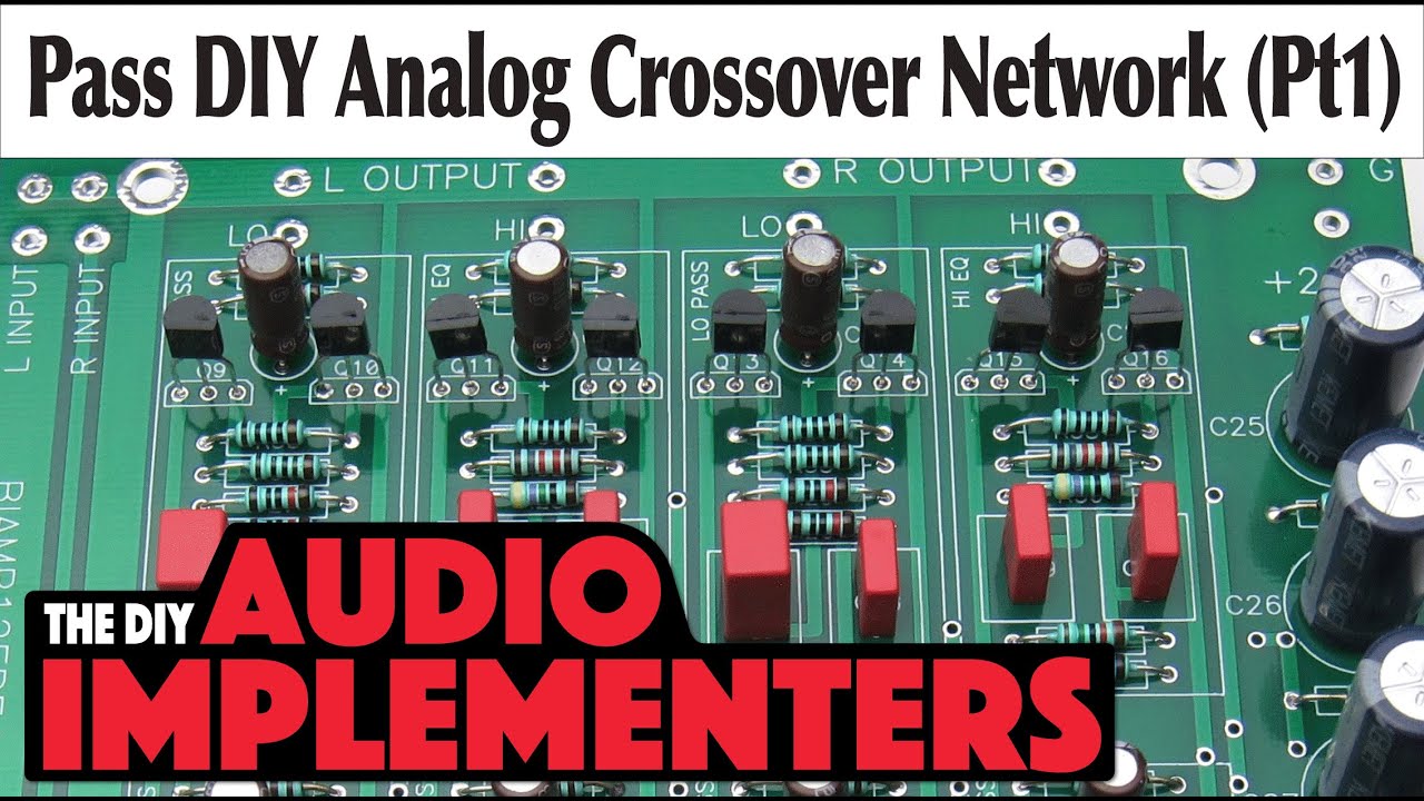 Pass DIY B1 Korg + the DIY LXmini analog crossover build (Pt1)