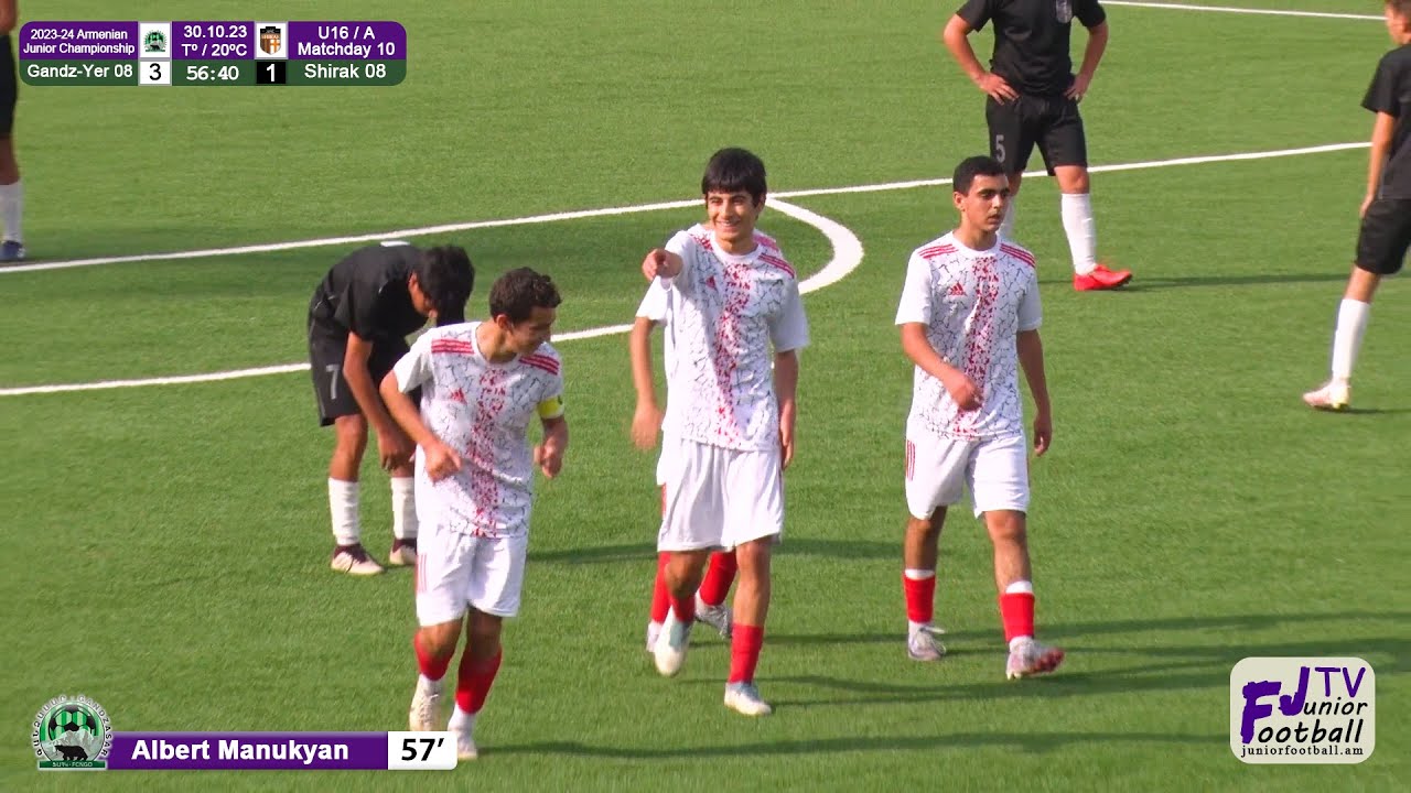 Gandzasar-Yerevan 08 (3-1) Shirak 08 (30.10.23) 2023-24 AJC U16/A, Matchday 10