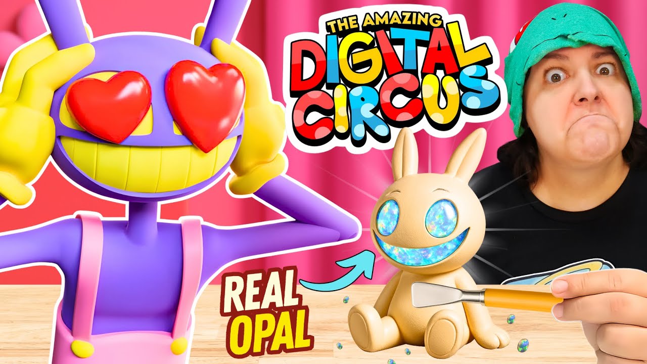 I Turn Jax From Amazing Digital Circus Into Opal Sculpture