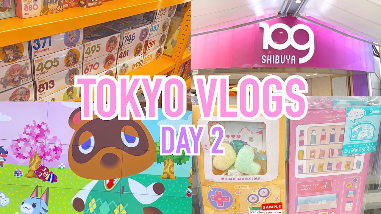 STATIONERY SHOPPING AT TOKYU HANDS! Nintendo, Shibuya 109, Nakano Broadway! | Japan Vlogs Day 2 ♡